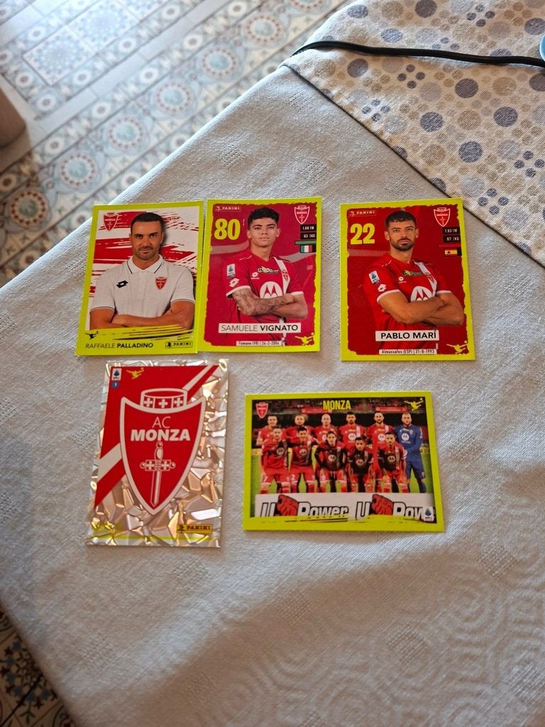 Panini / 5 Stickers / Monza / Calciatori 2023-2024, Verzamelen, Ophalen of Verzenden, Nieuw, Poster, Plaatje of Sticker
