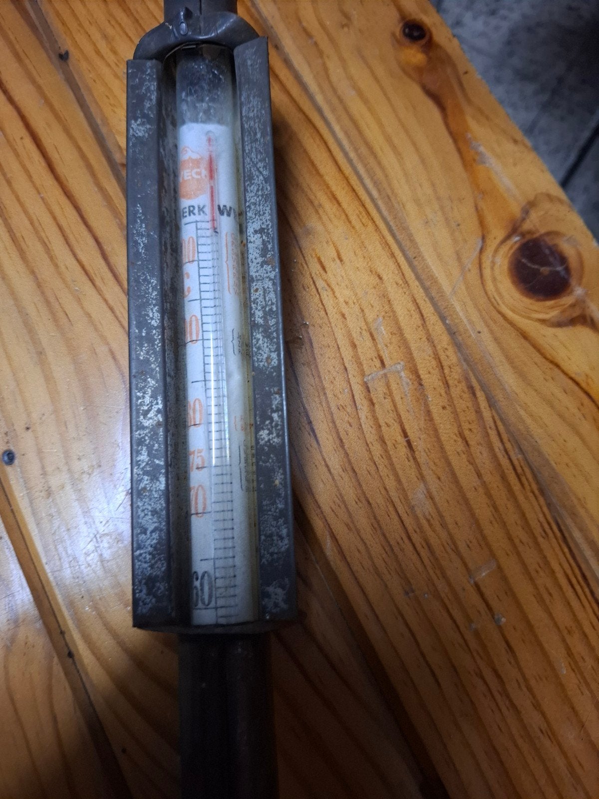 thermometer voor werk ketel, Ophalen