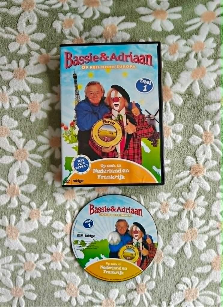 DVD - Bassie & Adriaan - Op reis door Europa - €3, Ophalen, Avontuur, Gebruikt, Alle leeftijden