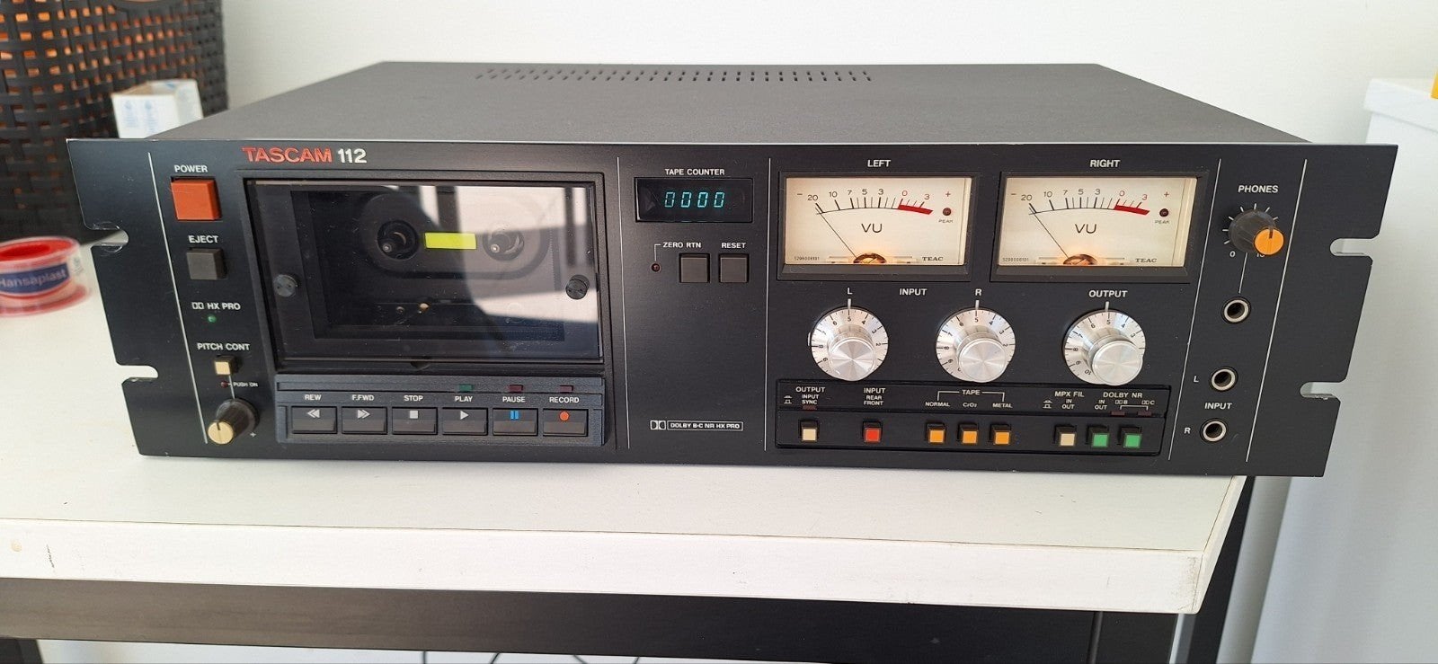 Deck cassette tascam 112 mk1