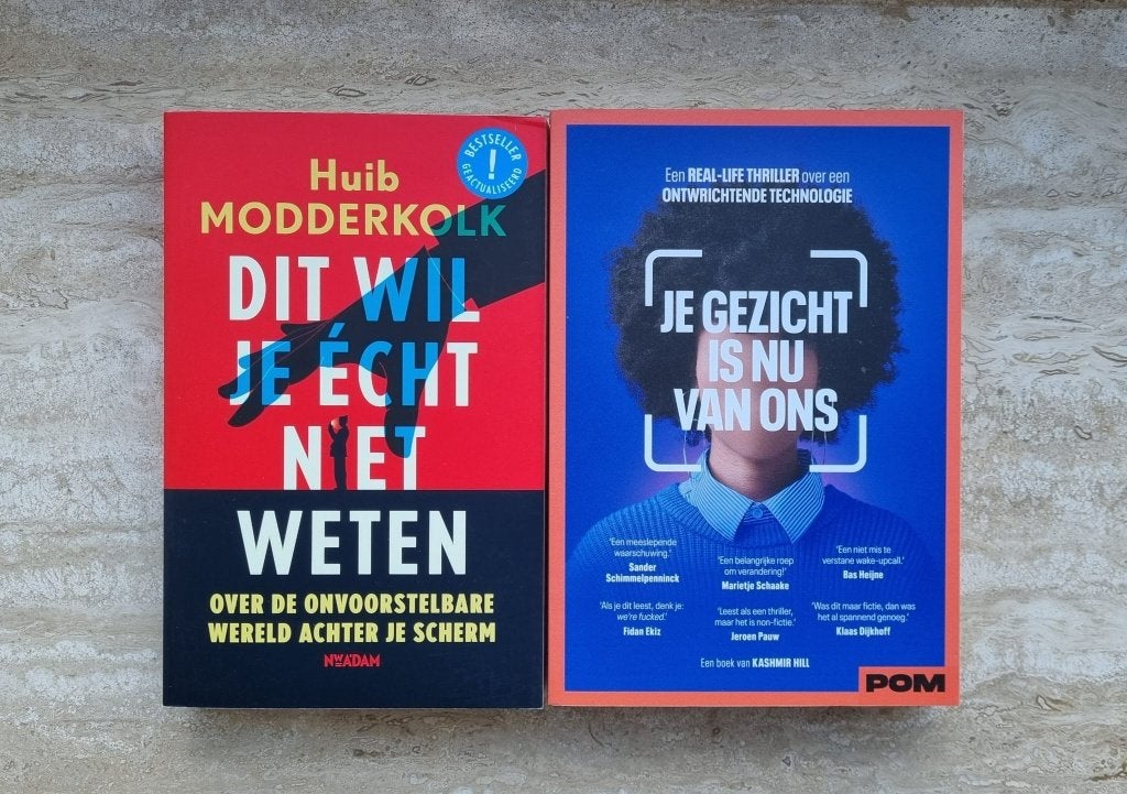 Dit wil je écht niet weten + Je gezicht is nu van ons, Boeken, Verzenden, Nieuw, Maatschappij en Samenleving, Huib Modderkolk + Kashmir Hill