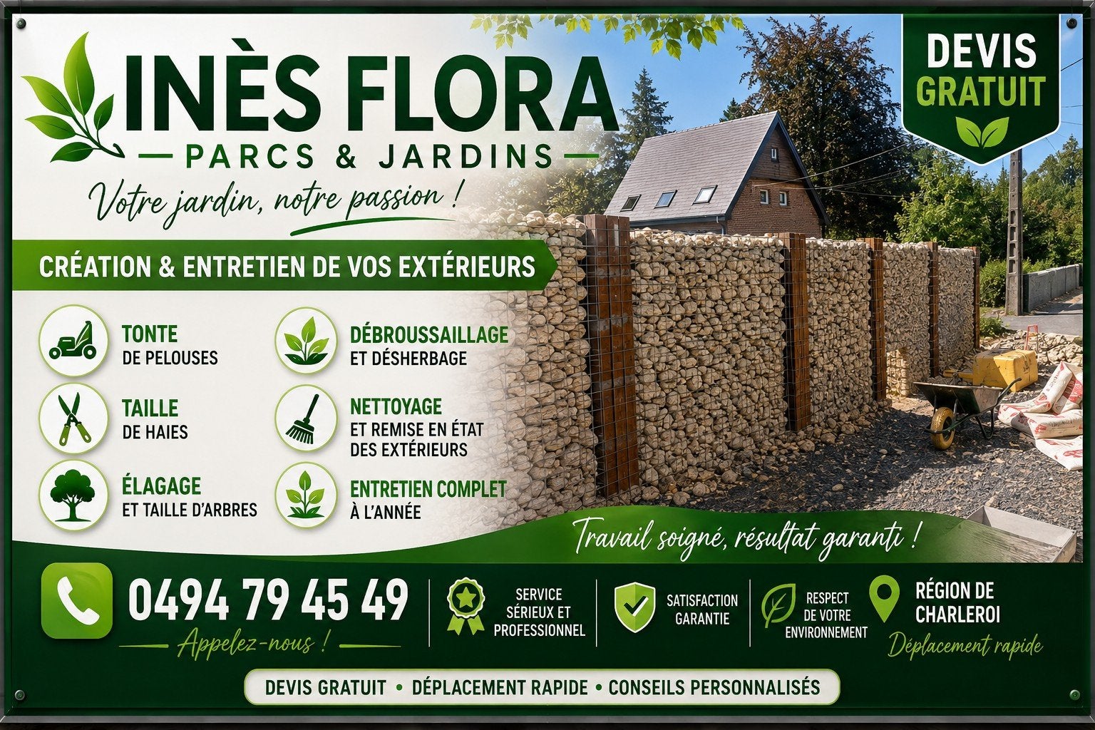 parc  et jardin, Tuin en Terras, Brandhout, Ophalen