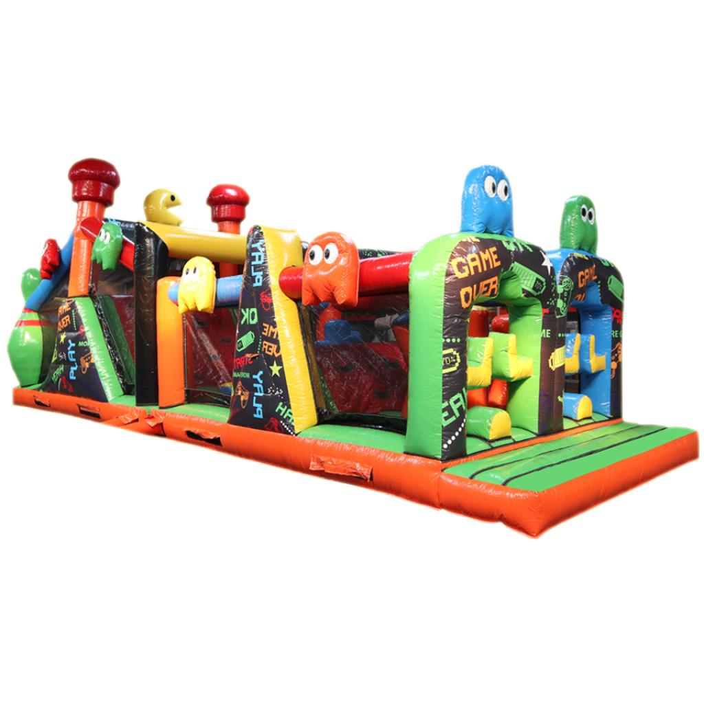 springkasteel hindernissenbaan pacman, Verzenden, Nieuw
