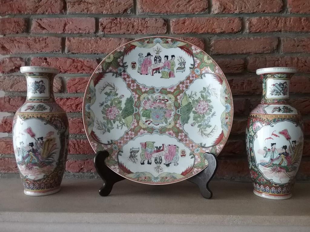 Schouwstuk in Chinees porcelein te koop., Antiek en Kunst, Ophalen