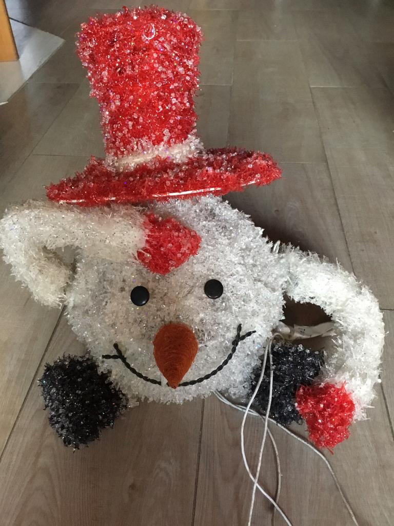 Sneeuwman met licht 15,00€, Ophalen, Zo goed als nieuw