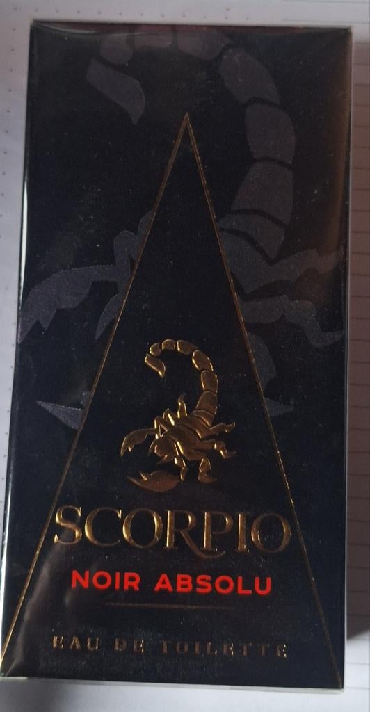 Eau de toilettes scorpio noir absolu, Enlèvement