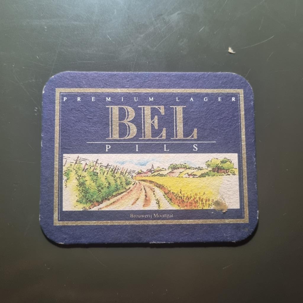 Sous Bock Bel Pils (modèle 1), Verzamelen, Ophalen of Verzenden, Gebruikt, Viltje(s), Overige merken