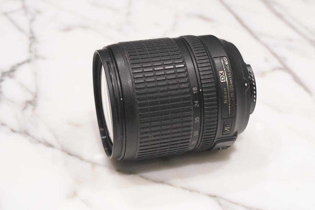 Nikon 18-105 mm/f/3,5-5,6 G ED VR DX no.38154669, Enlèvement ou Envoi, 1980 à nos jours, Lentille ou Lentilles