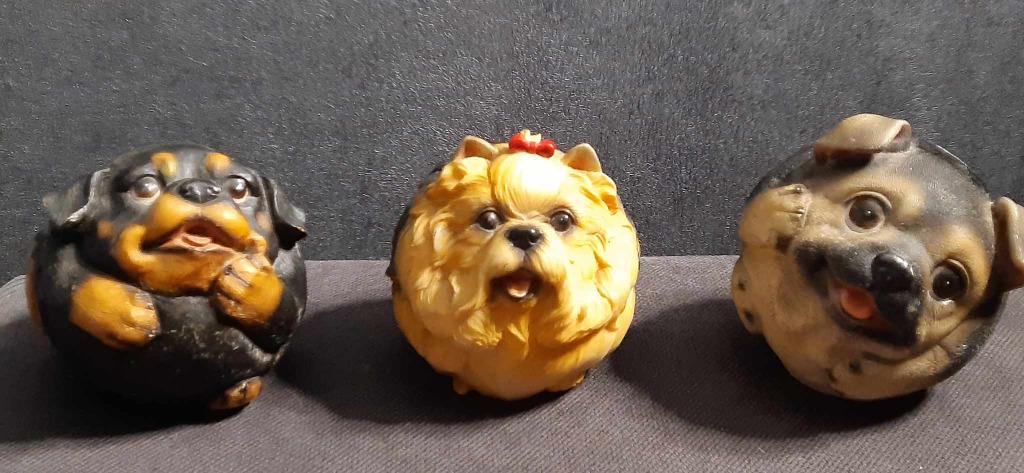 3 honden spaarpot, Ophalen of Verzenden, Zo goed als nieuw, Kunststof, Dier