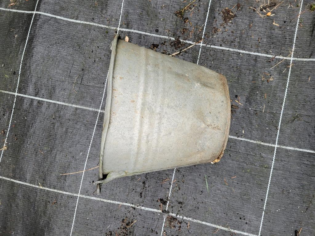 zinken emmer, Huis en Inrichting, Emmers, Ophalen, Gebruikt, Zink