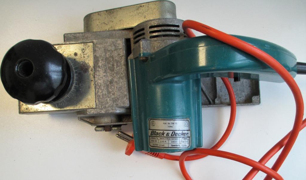 professionele schaafmachine black & decker p2845 professione, Ophalen of Verzenden, Gebruikt, Elektrisch