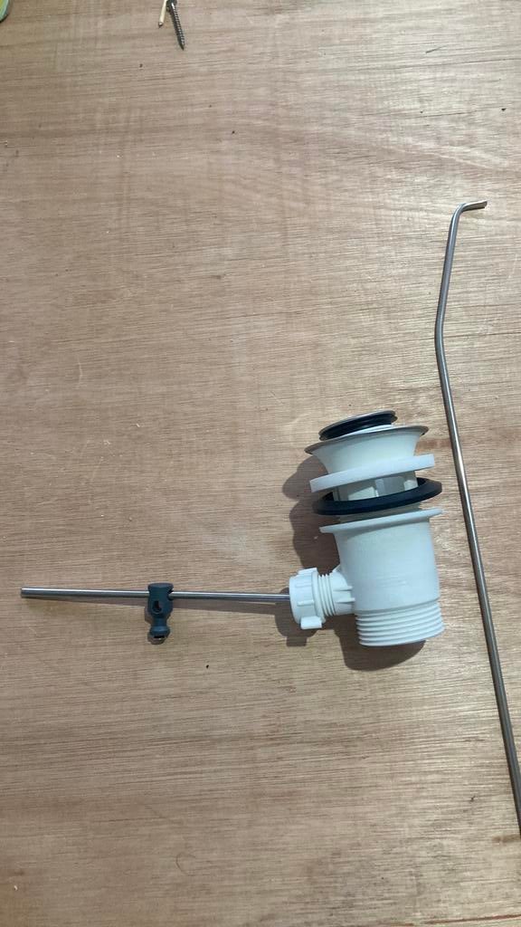 HansGrohe crepine / lediging met trekstang, Doe-het-zelf en Bouw, Ophalen of Verzenden, Nieuw