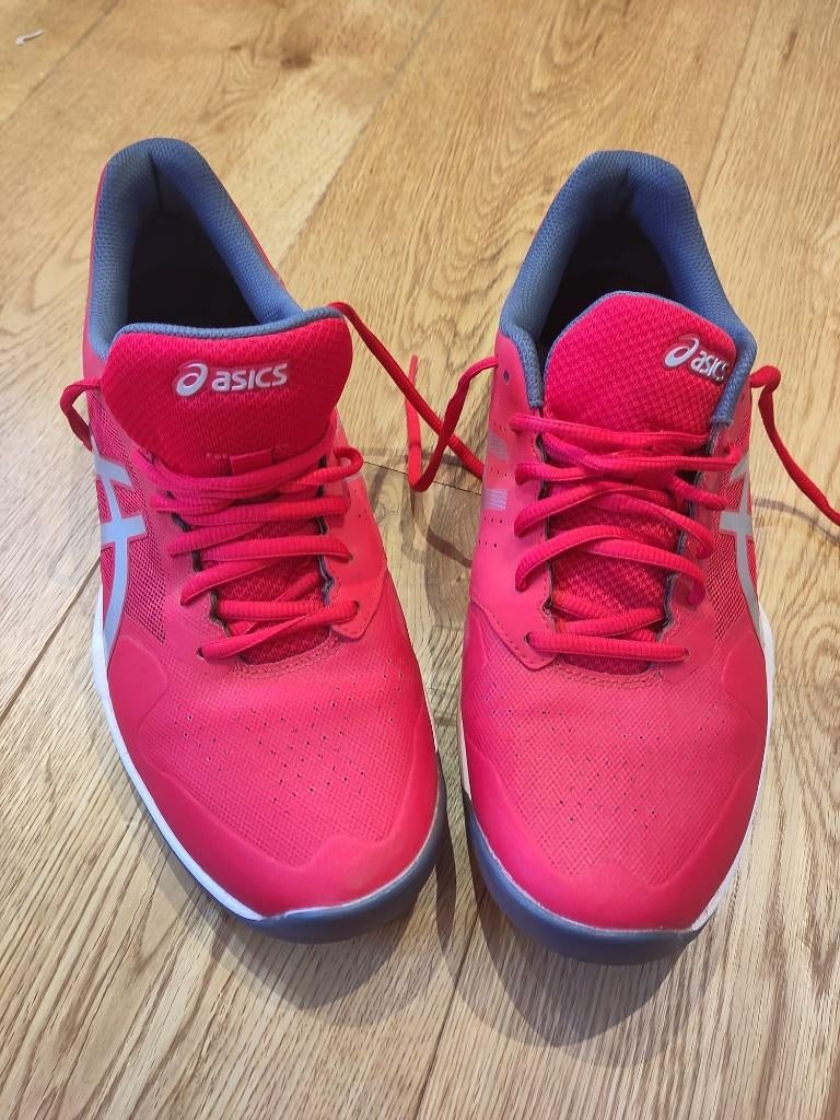 Tennisschoenen rood (asics), Sport en Fitness, Tennis, Ophalen, Zo goed als nieuw, Schoenen, Overige merken