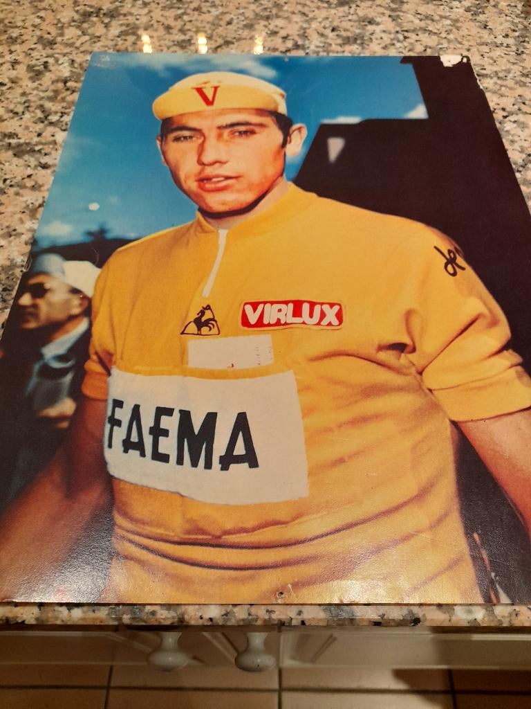 Photos anciennes d'Eddy Merckx Faema, Photo, Enlèvement, Utilisé, Autres sujets/thèmes