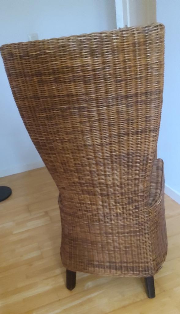 Chaises en rotin, Maison & Meubles, Enlèvement, Utilisé, Bois, Cinq, Six Chaises ou plus
