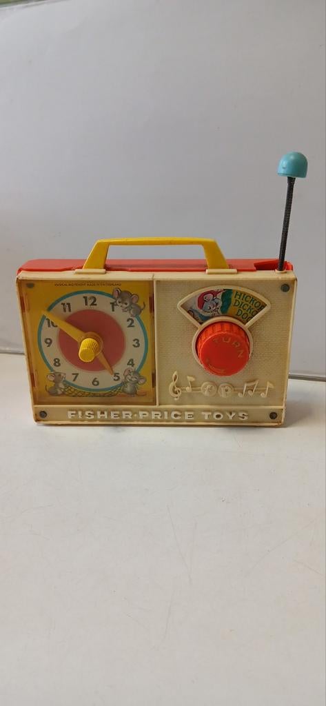 Horloge jouet vintage Fisher Price, Enlèvement ou Envoi