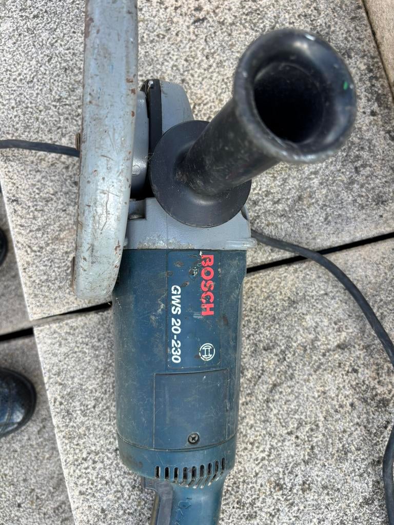 Disqueuse meuleuse bosch bleue gws 20-230, Enlèvement, Utilisé, 1000 watts ou plus, Meuleuse d'angle
