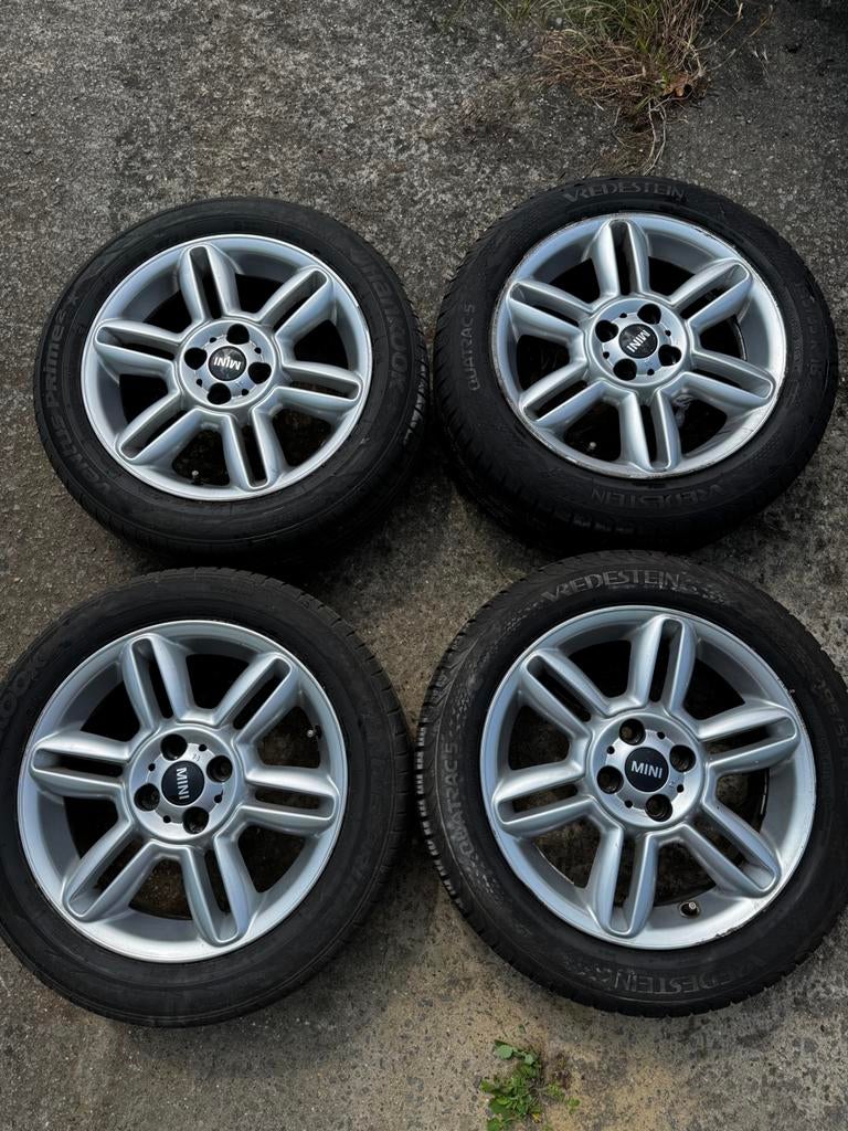 SET DE JANTES/PNEUS POUR MINI COOPER, 16 pouces, Véhicule de tourisme, Enlèvement, Utilisé