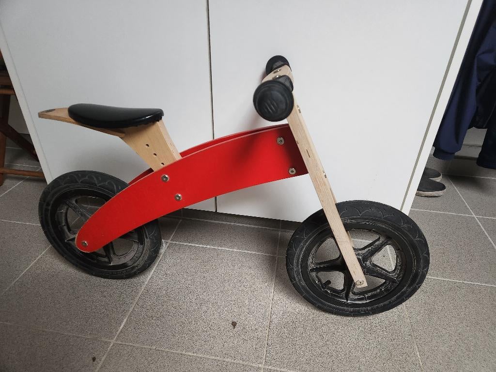 Loopfiets hout, Ophalen, Zo goed als nieuw, Loopfiets
