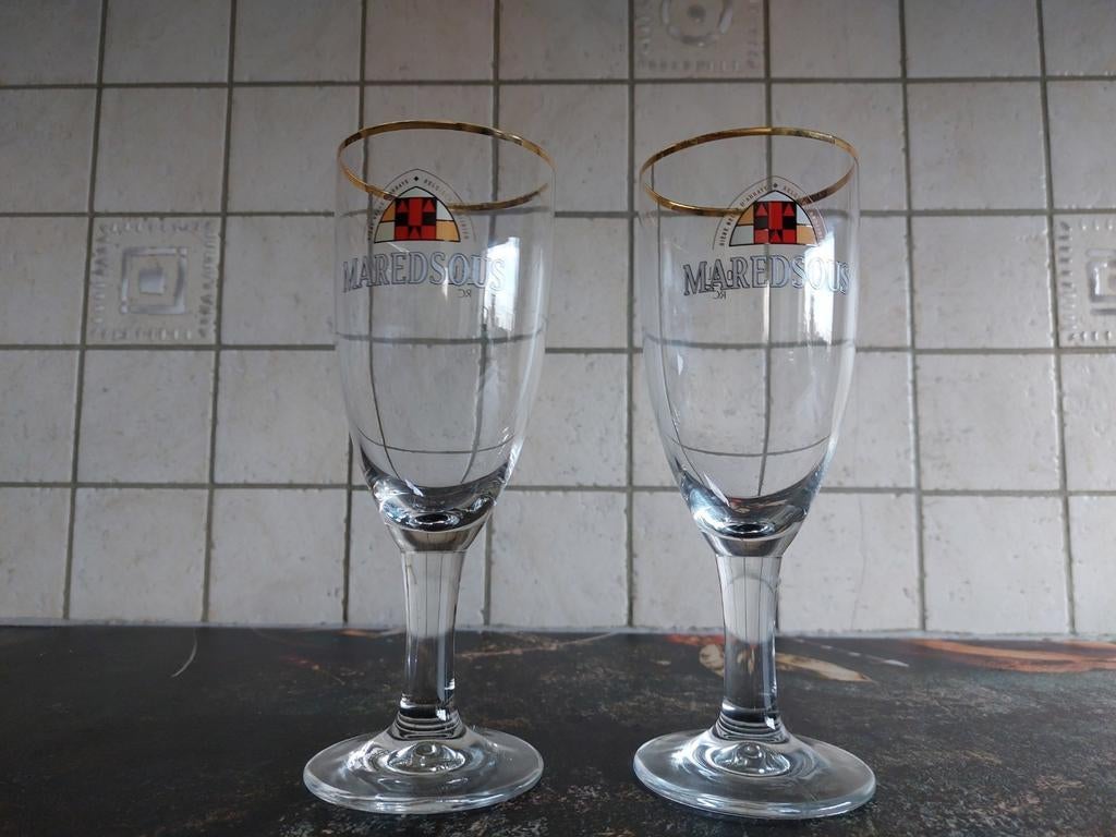 Lunettes Maredsous, Enlèvement ou Envoi, Comme neuf, Verre à bière