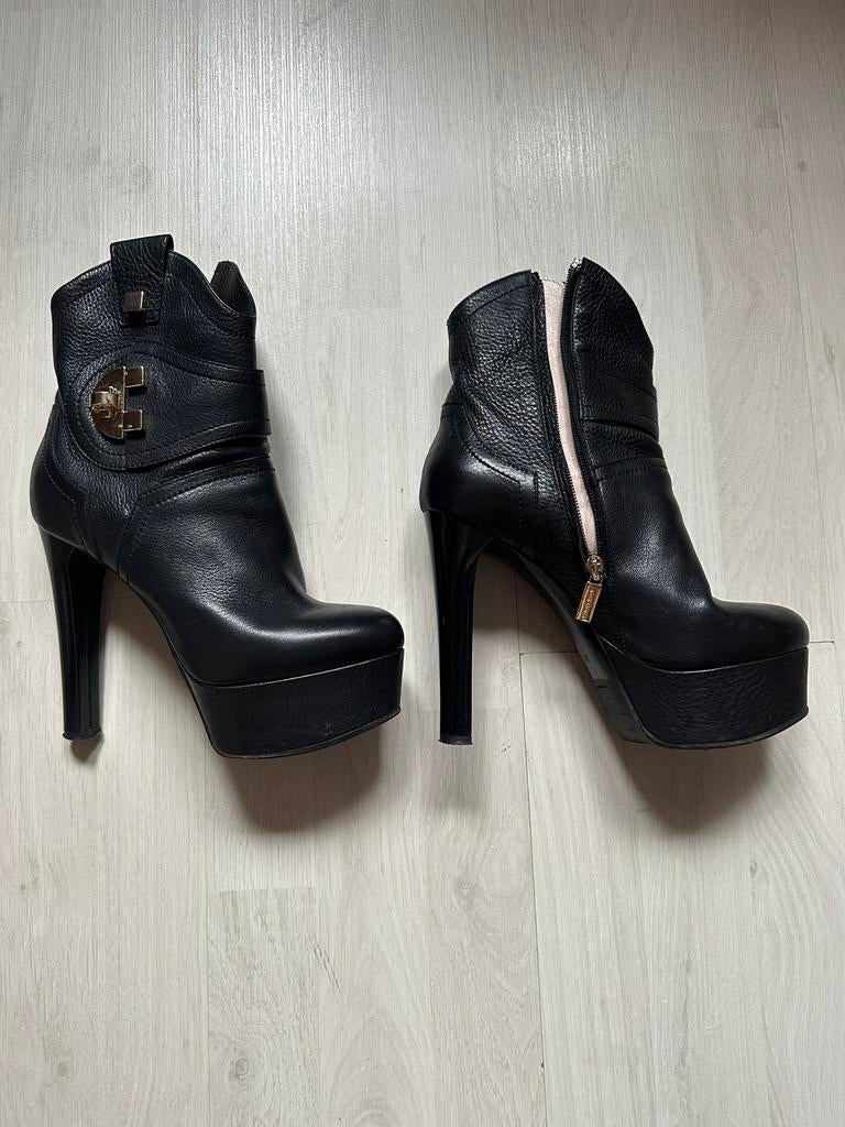 Bottines Giorgio Fabiani Italie taille 38, Enlèvement ou Envoi, Comme neuf, Boots et Botinnes, Noir