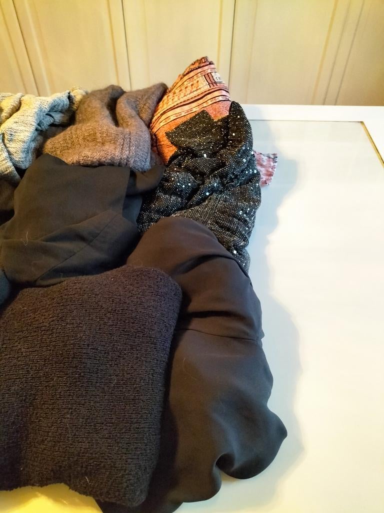 Pakket kleding, dames, tieners, blouses, broeken, Ophalen of Verzenden, Zo goed als nieuw