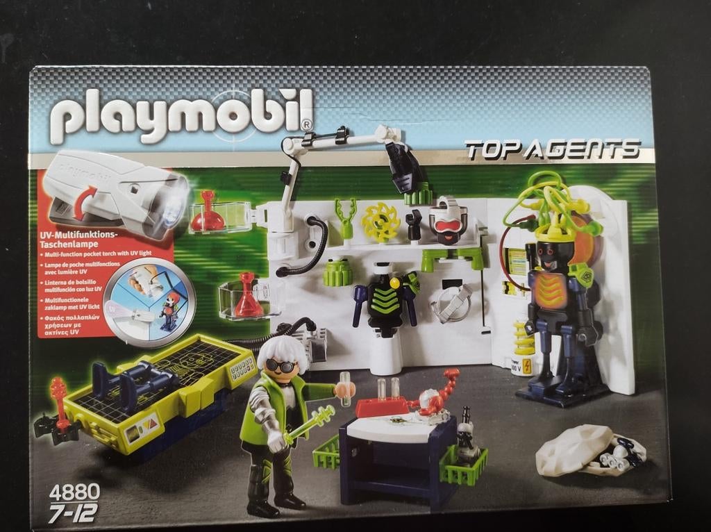 Playmobil 4880, gangsterlaboratorium met licht, nieuw, Kinderen en Baby's, Speelgoed | Playmobil, Ophalen of Verzenden, Nieuw