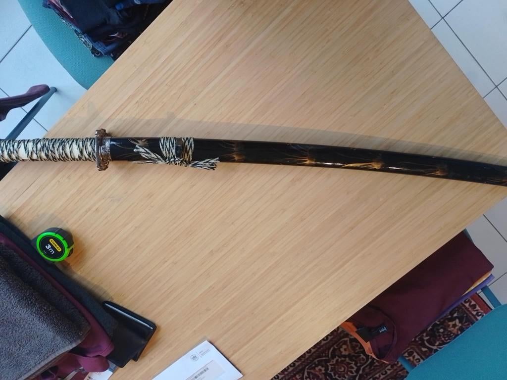 Decoratieve Katana van echt staal, Verzamelen, Ophalen, Zo goed als nieuw, Overige typen