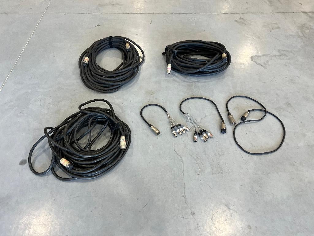 3x 22,5m EP8 speakerkabel + 3x verloop, Audio, Tv en Foto, Luidsprekerboxen, Gebruikt, Ophalen of Verzenden