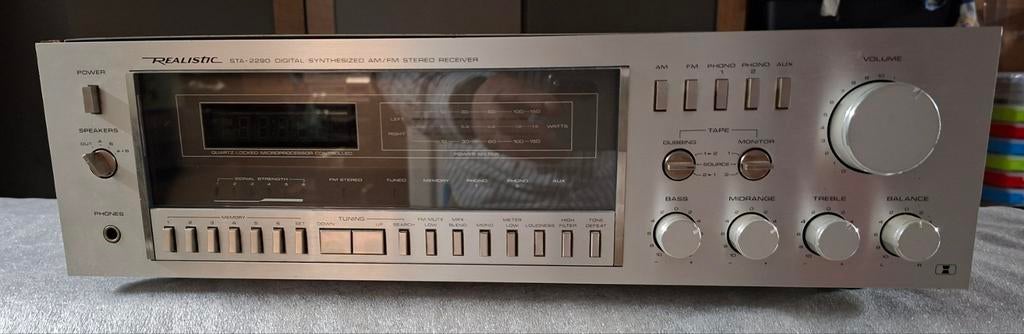 Realistische STA-2290-ontvanger, Audio, Tv en Foto, Versterkers en Ontvangers, Ophalen of Verzenden