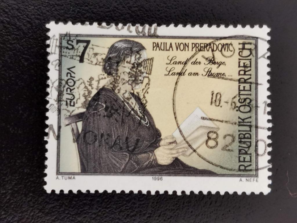 Oostenrijk 1996 - Europa CEPT, Ophalen of Verzenden, Gestempeld
