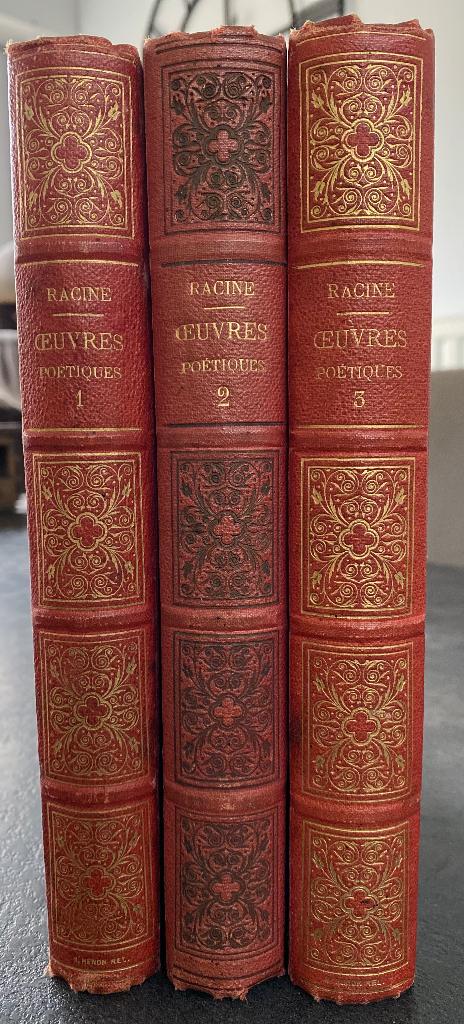 Racine, oeuvres poétiques, volume 1,2 en 3, Antiquités & Art, Enlèvement ou Envoi, Racine