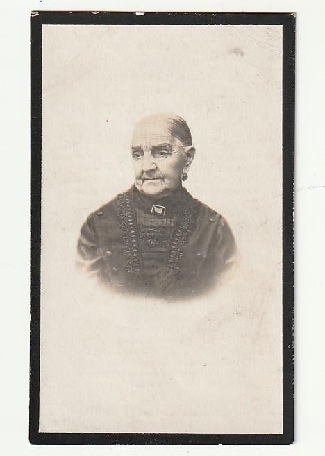 Rosalie SUETENS Mechelen 1831 Ginneken 1916 (met foto), Collections, Envoi, Image pieuse