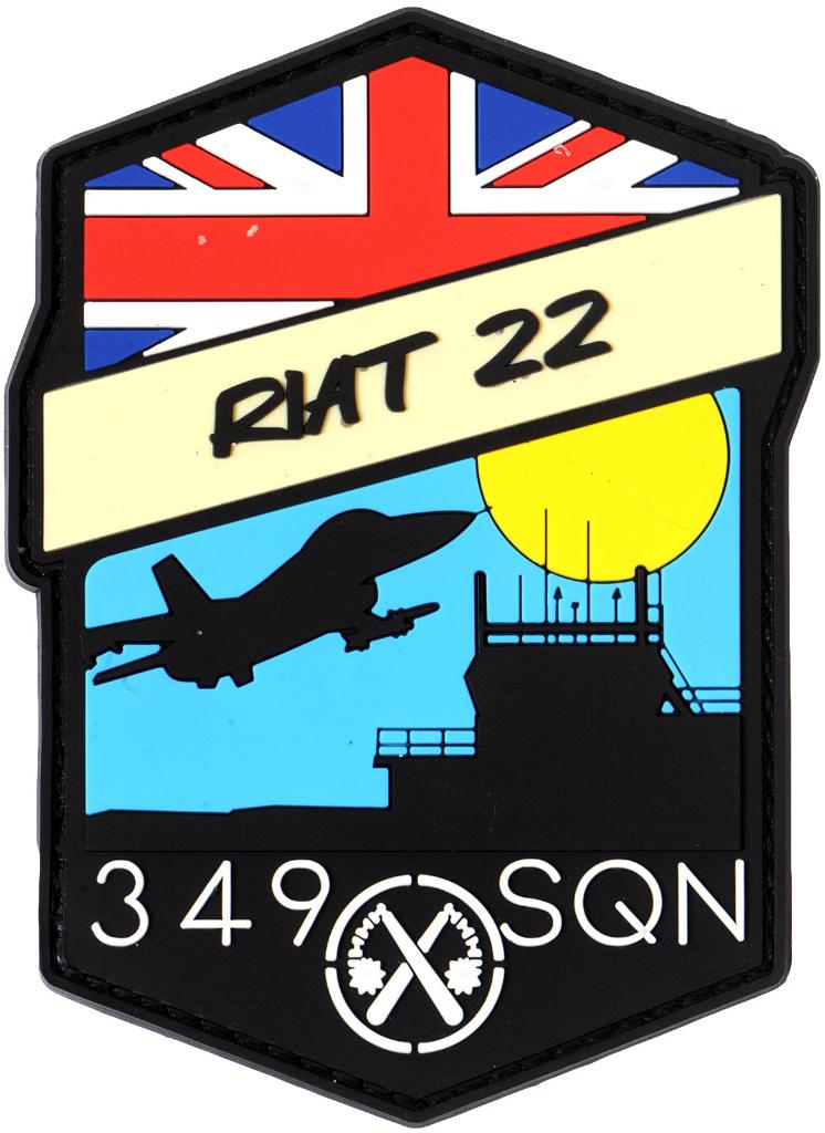349 Sqn - RIAT 2022 - patch, Envoi, Armée de l'air, Emblème ou Badge