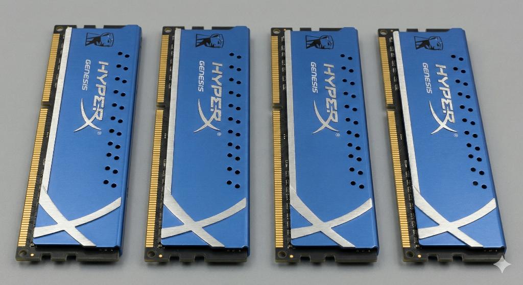 HyperX Genesis 1866 MHz CL9 16 GB (4 GB) DDR3 RAM-kit -, Computers en Software, RAM geheugen, DDR3, Ophalen of Verzenden, Zo goed als nieuw