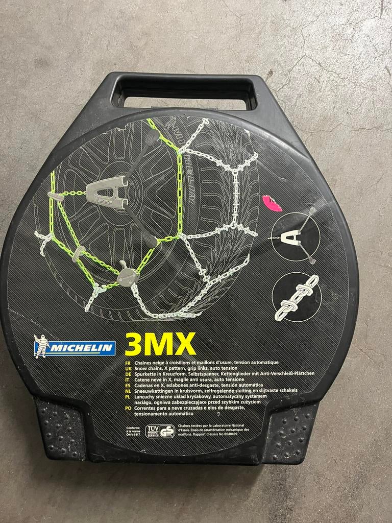 Chaines neige michelin 3MX, Enlèvement, Comme neuf