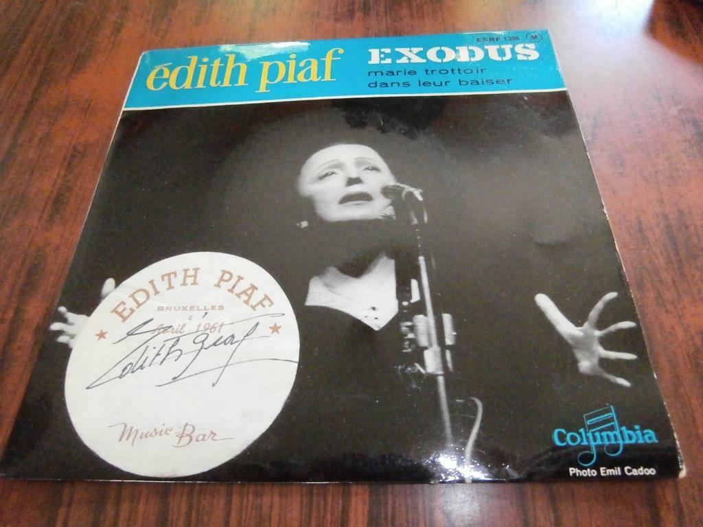 45 tours dédicacé par Edith Piaf, CD & DVD, Enlèvement, Utilisé