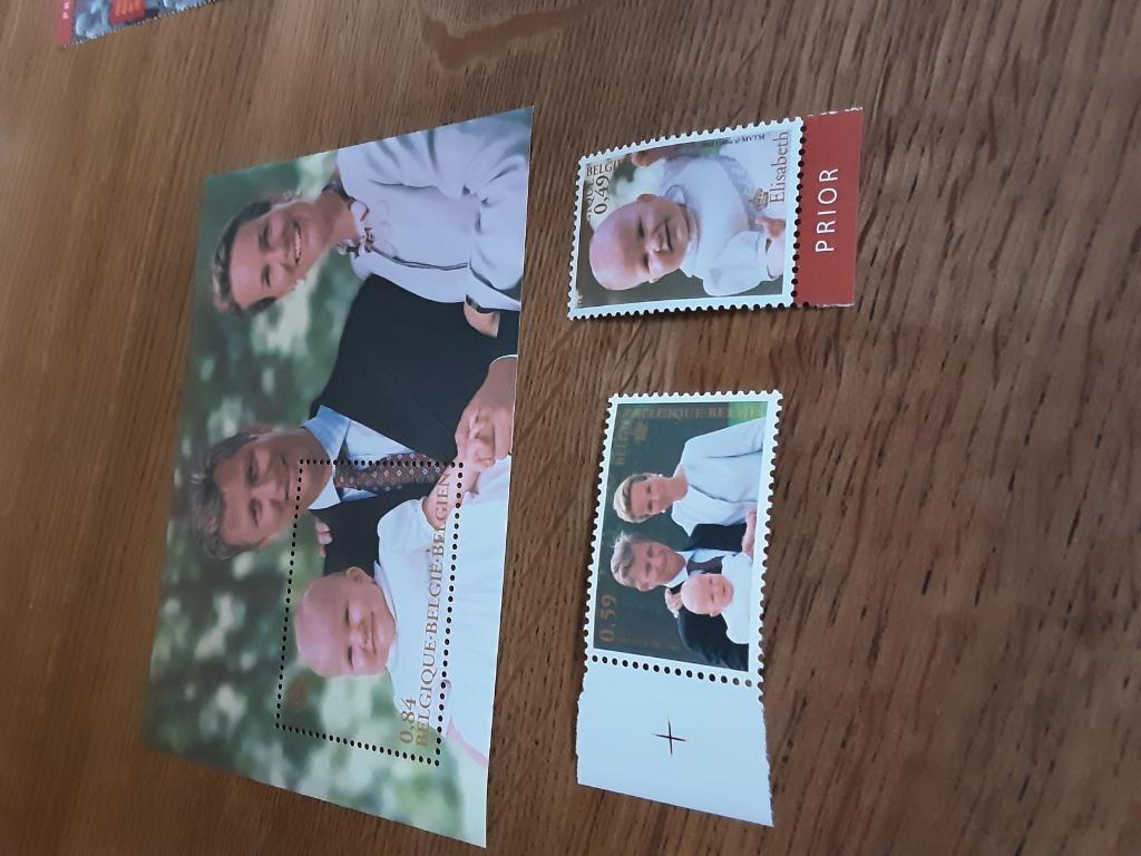 Postzegels koningshuis, Elisabeth, Koninklijk huis, Ophalen of Verzenden, Postfris, Postfris