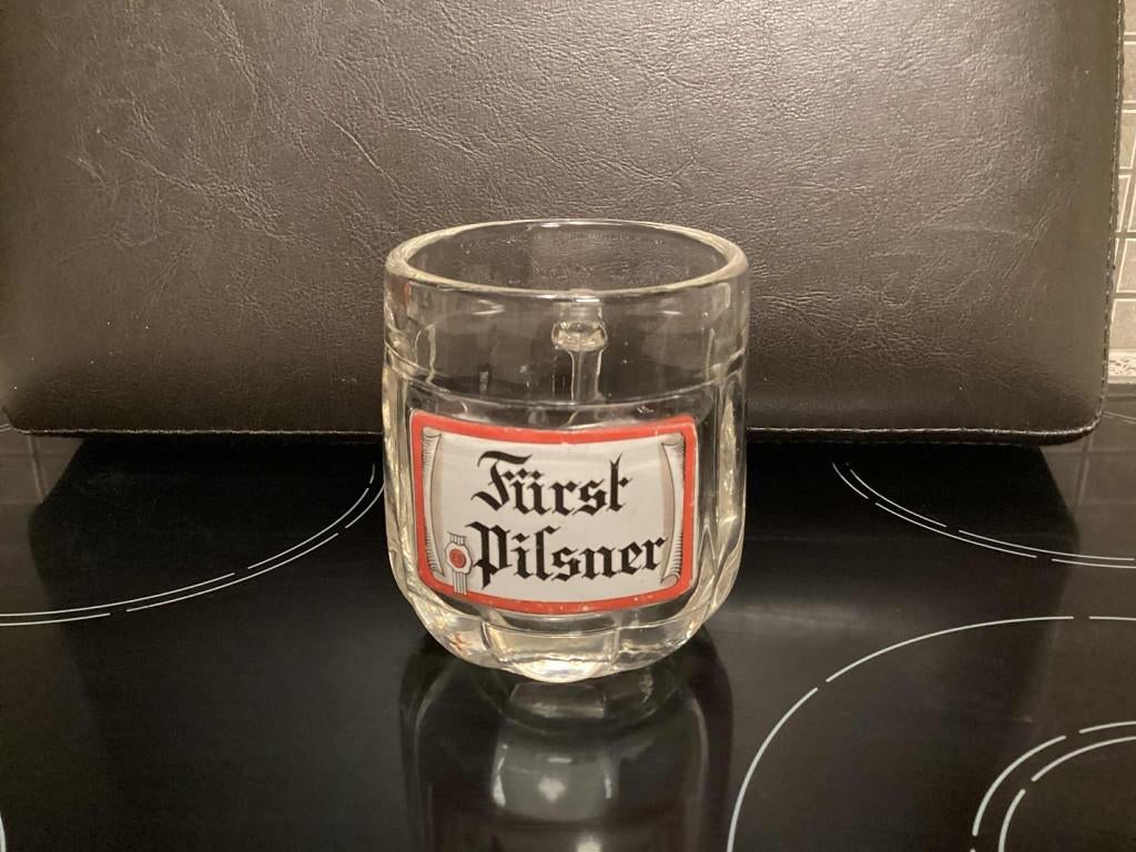 Furst Pilsener bierpot, Verzamelen, Ophalen of Verzenden, Zo goed als nieuw, Glas of Glazen, Overige merken