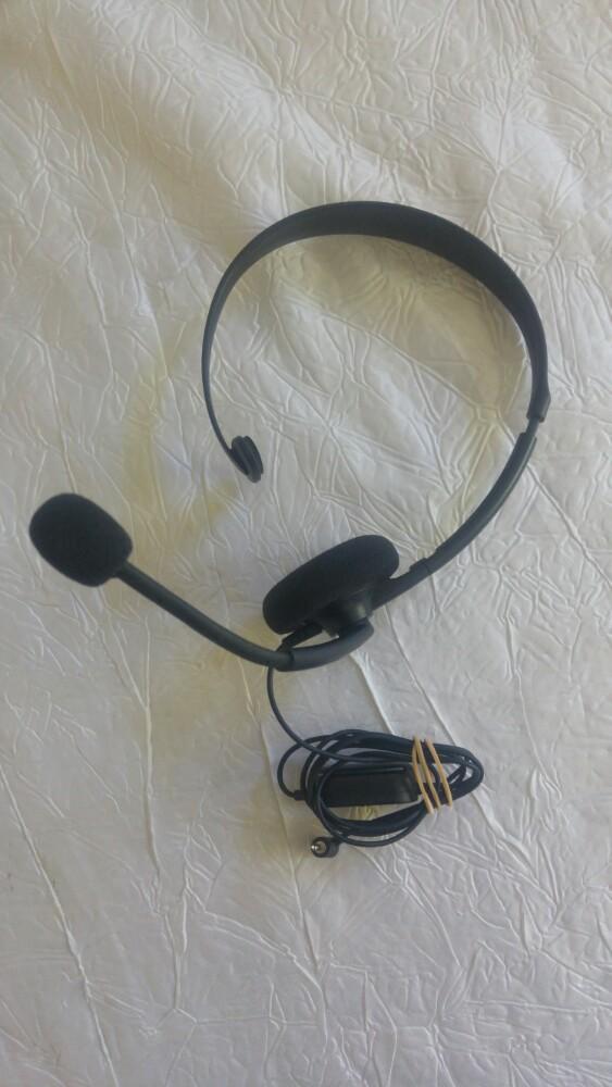 Casque ecouteurs oortjes noire microsoft xbox 360 avec micro, Audio, Tv en Foto, Hoofdtelefoons, Ophalen of Verzenden, Zo goed als nieuw
