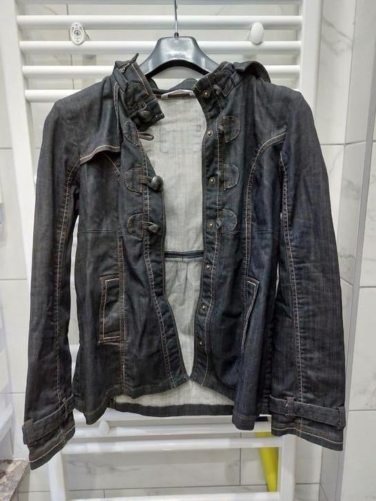 Parka dame C&A  coton Jeans médium pour 15 euros, Ophalen, Zo goed als nieuw