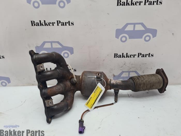 Collecteur d' échappement + catalyseur d'un Ford Fiesta, Autos : Pièces & Accessoires, Systèmes d'échappement, -, -, -, Ford