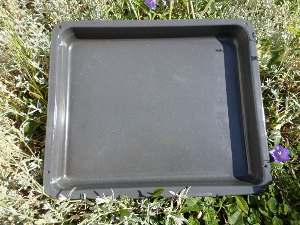 Plaque métallique lèche-glace profonde pour four, Electroménager, Enlèvement ou Envoi, Utilisé