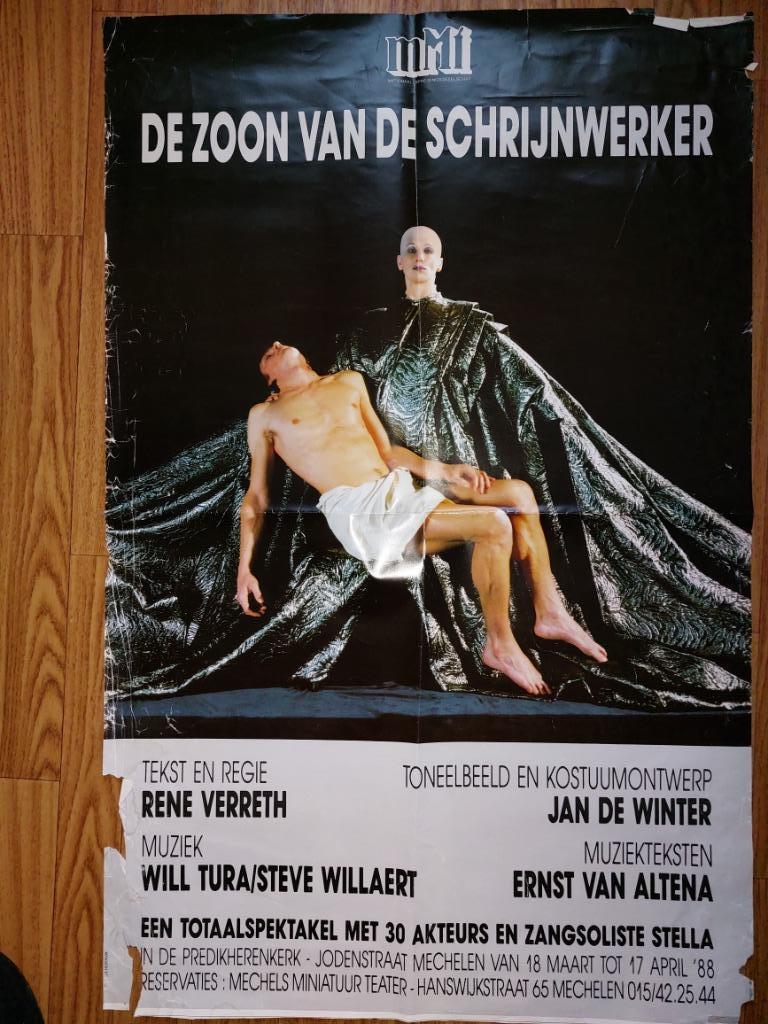 oude toneelposter : MMT : De zoon van de schrijnwerker, Verzenden