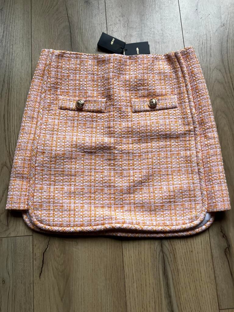 Jupe en tweed Maje, Neuf, Taille 38/40 (M), Au-dessus du genou, Enlèvement