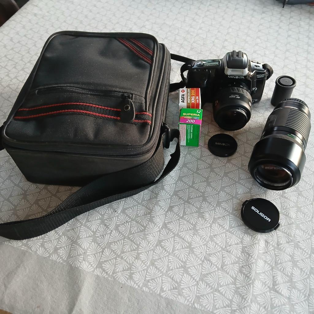 Caméra Minolta + objectif  Soligor supplémentaire, Enlèvement, Comme neuf, Minolta