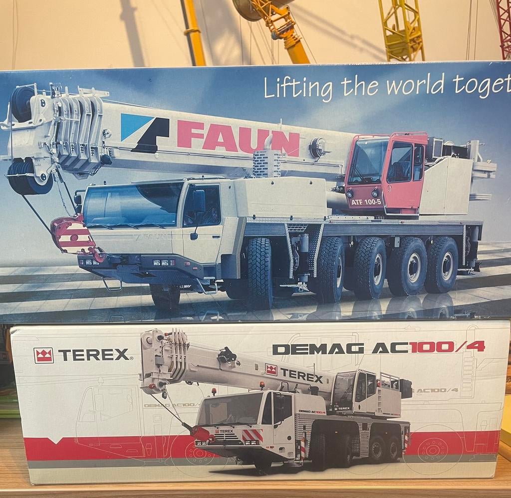 Demag ac 100 & Faun atf 100 1:50, Ophalen, Zo goed als nieuw