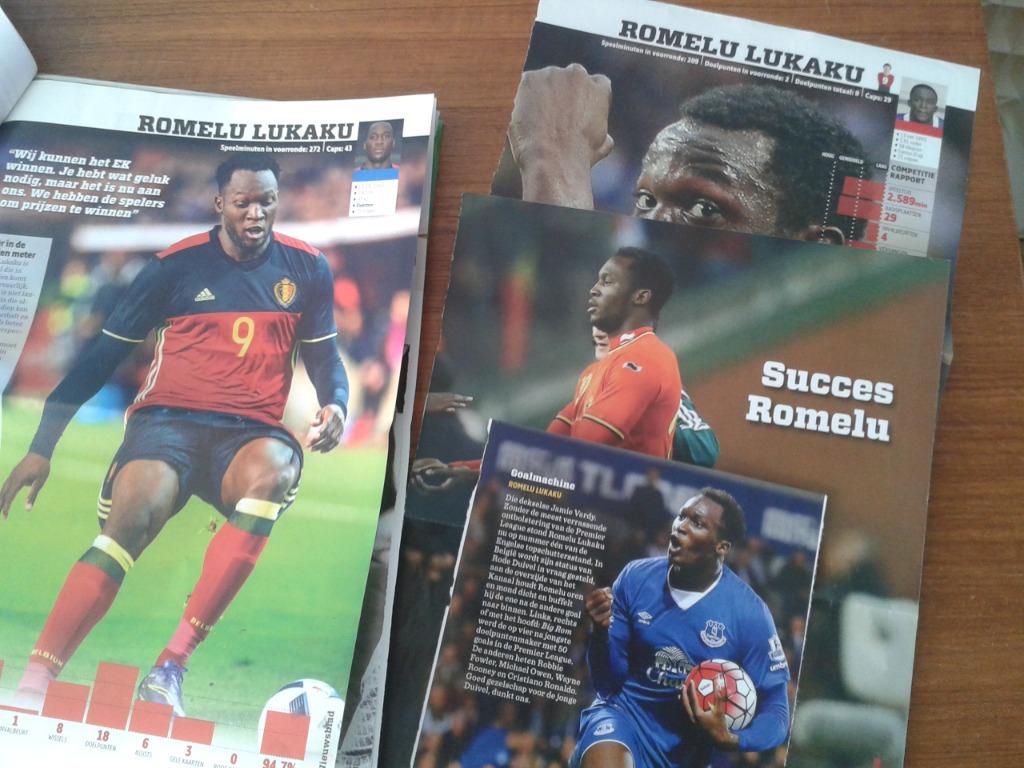 (soep)kom + foto's van Lukaku + drinktas Red Devils, Ophalen of Verzenden, Nieuw