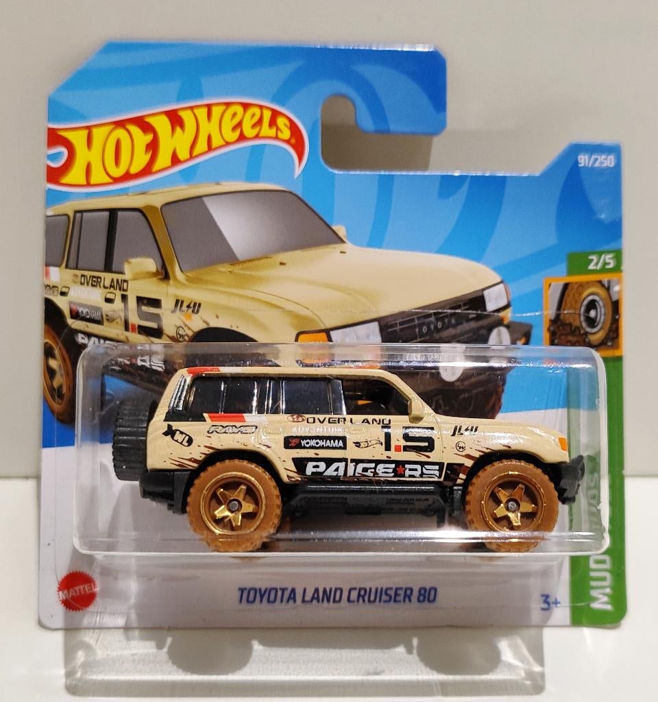 Hot Wheels Toyota Land Cruiser 80 Mud Studs (2022), Ophalen of Verzenden