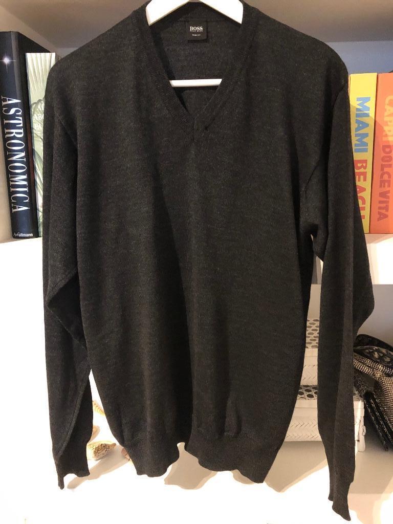 Hugo Boss trui / sweater / pullover in merinoswol, Maat 52/54 (L), Hugo boss, Nieuw, Ophalen of Verzenden
